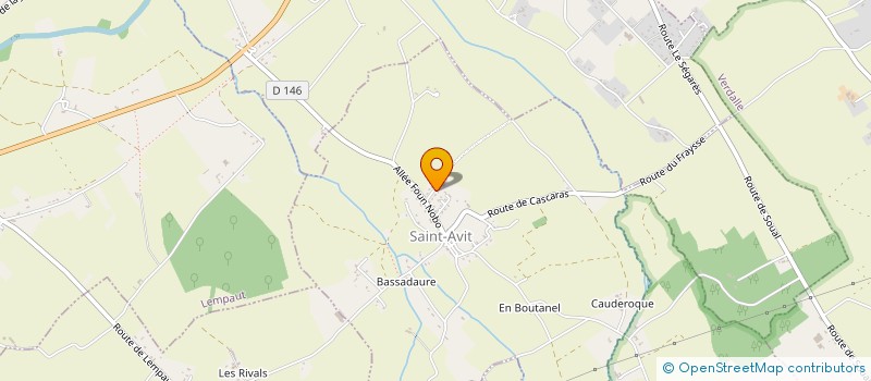 localisation de l'entreprise C.L.S à SAINT-AVIT