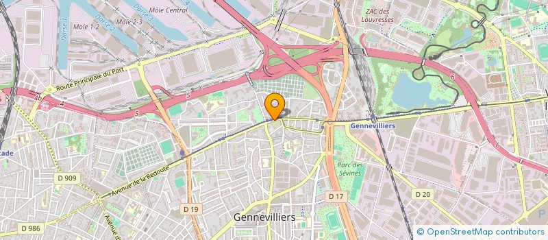 localisation de l'entreprise C.L.S. TRANSPORT à GENNEVILLIERS