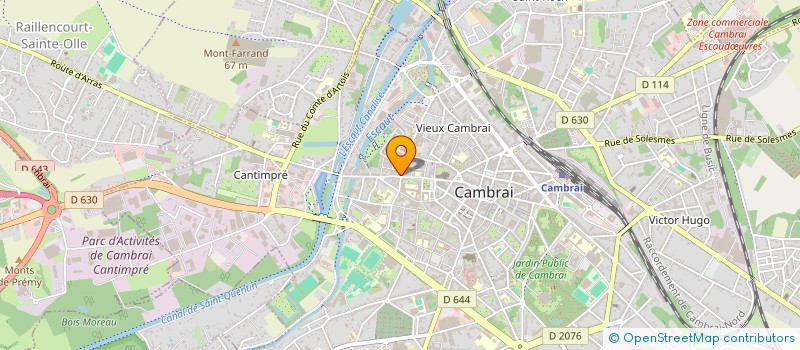 localisation de l'entreprise C.L.V. à CAMBRAI