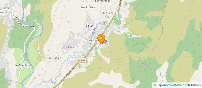 localisation de l'entreprise C.L.V  SAINT-PRIVAT