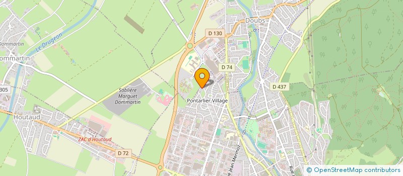 localisation de l'entreprise C.L.V  PONTARLIER