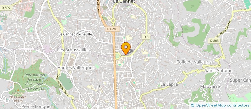 localisation de l'entreprise C'LA à LE CANNET