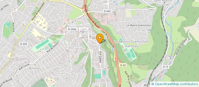 localisation de l'entreprise C'LA BASE à ROUEN