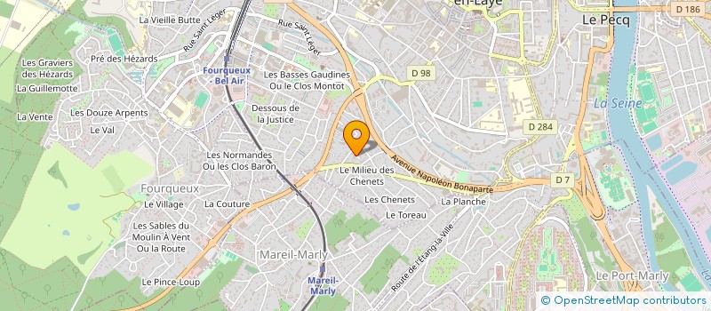 localisation de l'entreprise C LA BRETAGNE  SAINT-GERMAIN-EN-LAYE