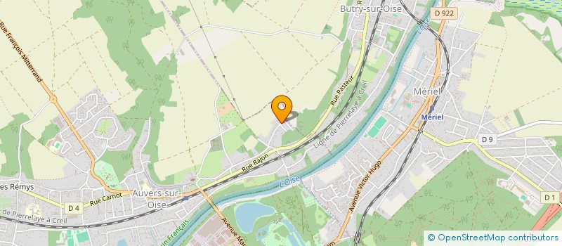 localisation de l'entreprise C.LA.CLE  AUVERS-SUR-OISE