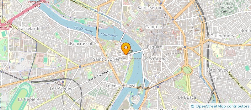 localisation de l'entreprise C' LA CREA à TOULOUSE