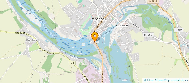 localisation de l'entreprise C LA CRISE 80 à PERONNE