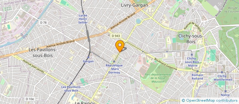 localisation de l'entreprise C LA LIGUE  LIVRY-GARGAN