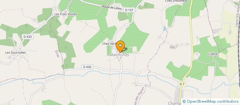 localisation de l'entreprise C'LA MIE DES PAINS  VAL DES VIGNES