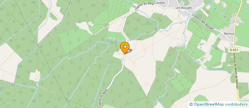 localisation de l'entreprise C LA PLAGE  LEOGNAN