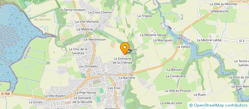 localisation de l'entreprise C.LAMIRE à BEAUSSAIS-SUR-MER