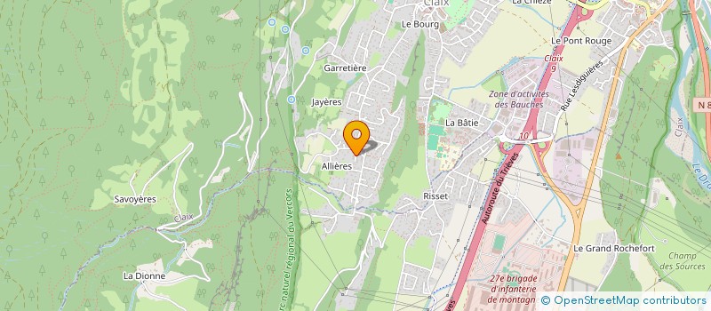 localisation de l'entreprise C-LAUGI-GND  CLAIX