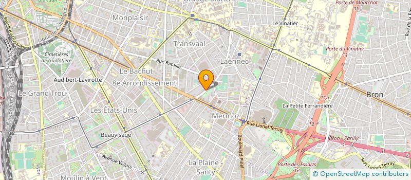 localisation de l'entreprise C.LAVERIE  LYON