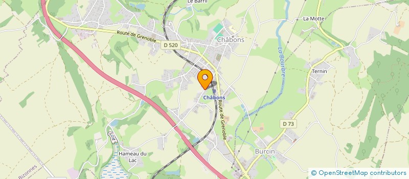 localisation de l'entreprise C' LE DELICE  CHABONS