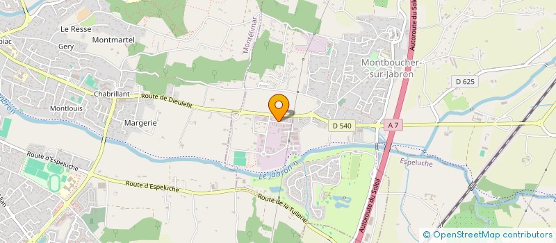 localisation de l'entreprise C'LE MOMENT & CO  MONTBOUCHER-SUR-JABRON