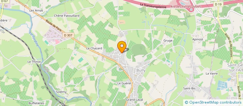 localisation de l'entreprise C. LE PLOMBIER  BULLY