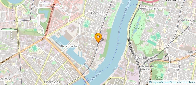 localisation de l'entreprise C LES BULLES  BORDEAUX