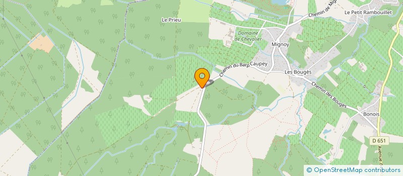 localisation de l'entreprise C LES VIGNES  LEOGNAN