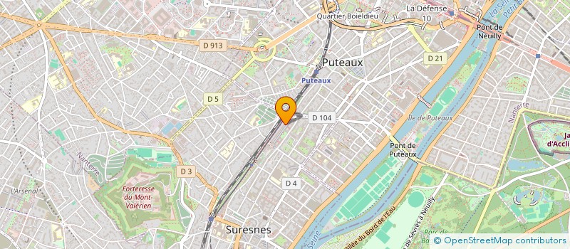 localisation de l'entreprise C-LEVEL AD CONSEIL à SURESNES