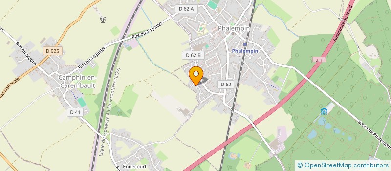 localisation de l'entreprise C-LEVERS  PHALEMPIN