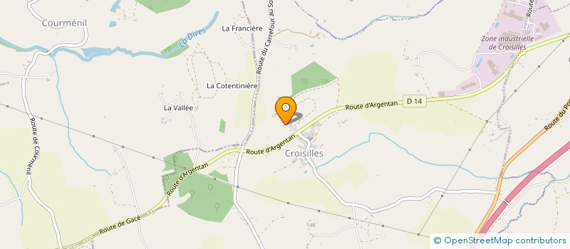 localisation de l'entreprise C'LINE BOUTIK à CROISILLES
