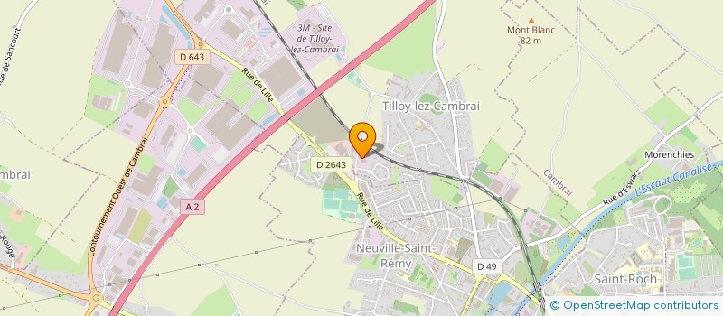 localisation de l'entreprise C LIQUIDE FRANCE  TILLOY-LEZ-CAMBRAI