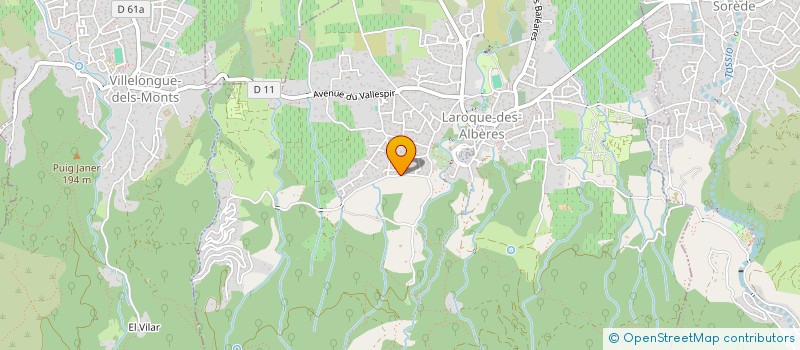 localisation de l'entreprise C.LLENSE à LAROQUE-DES-ALBERES