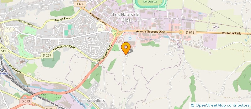 localisation de l'entreprise C'LOCAL à LISIEUX