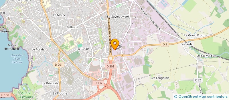 localisation de l'entreprise C LOG à SAINT-MALO