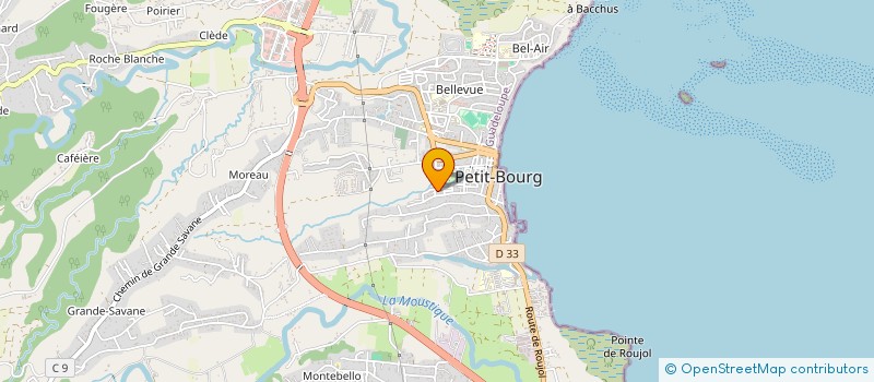 localisation de l'entreprise C'LOGIC à PETIT-BOURG