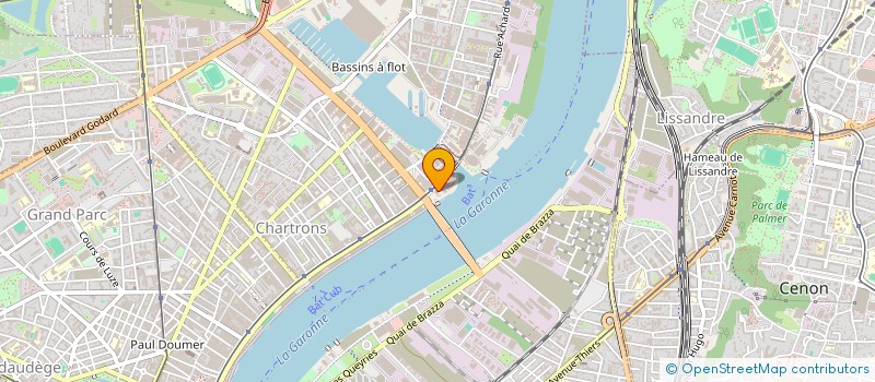 localisation de l'entreprise C-LOGISTICS à BORDEAUX