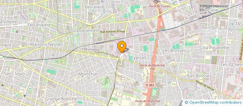 localisation de l'entreprise C LOGISTIQUE  VILLEURBANNE