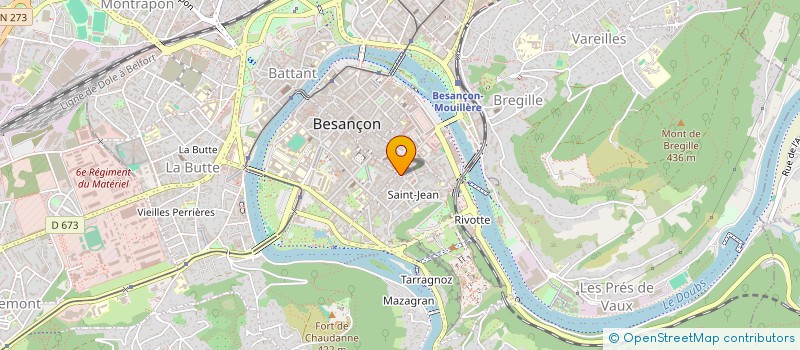 localisation de l'entreprise C'LORIS à BESANCON