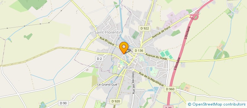 localisation de l'entreprise C.LOY à VATAN