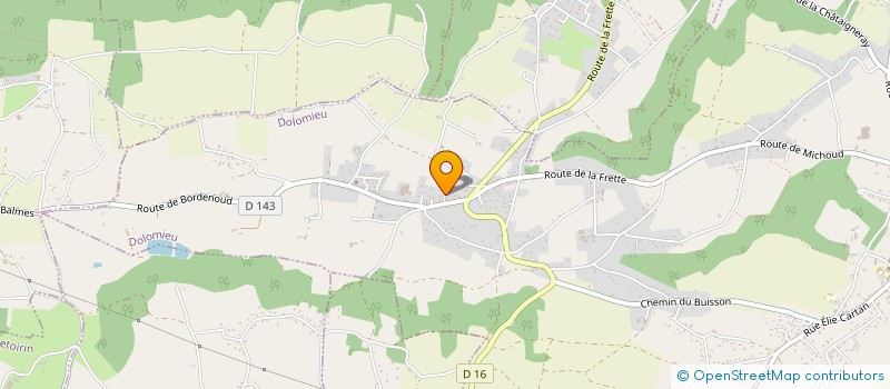 localisation de l'entreprise C.LUMALIA  DOLOMIEU