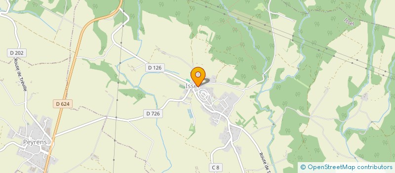 localisation de l'entreprise C M 2 H  ISSEL