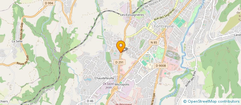 localisation de l'entreprise C.M. à GAP