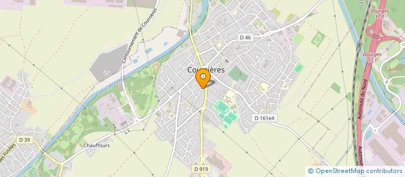 localisation de l'entreprise C.M  COURRIERES