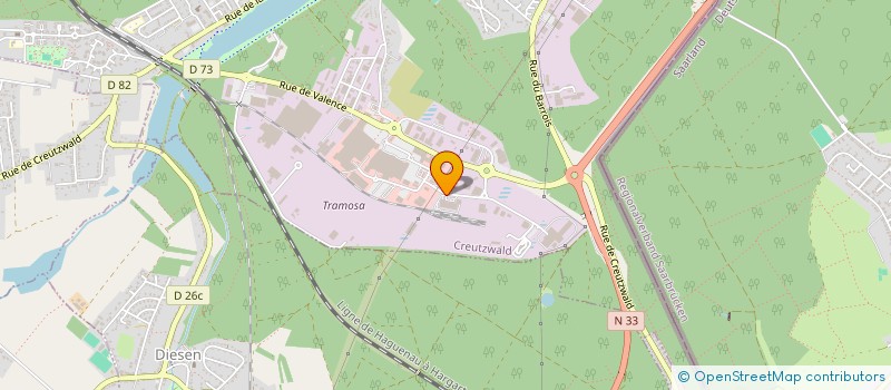 localisation de l'entreprise C M à CREUTZWALD