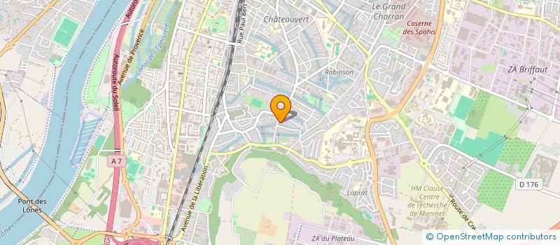 localisation de l'entreprise C M  VALENCE