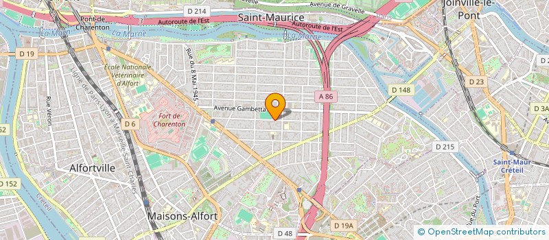localisation de l'entreprise C & M à MAISONS-ALFORT