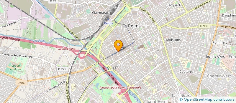 localisation de l'entreprise C.M.A. à REIMS