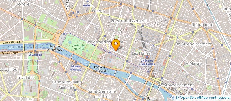 localisation de l'entreprise C.M & A à PARIS