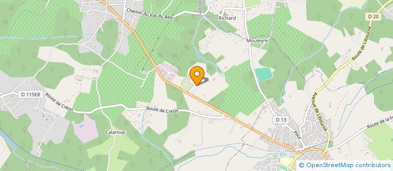 localisation de l'entreprise C M A  SADIRAC