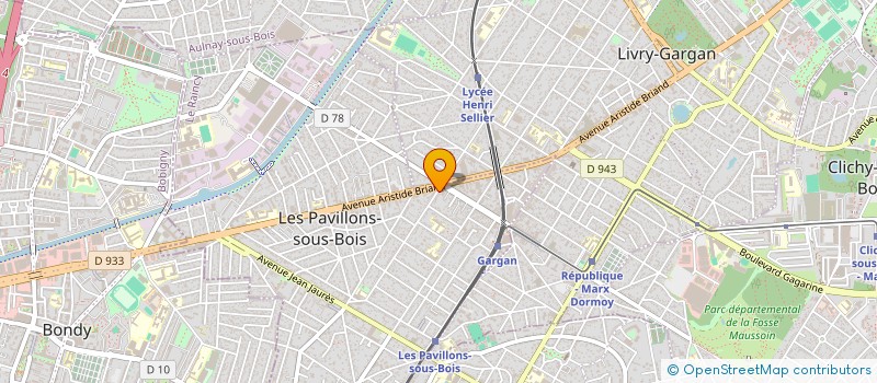 localisation de l'entreprise C.M.A.  LES PAVILLONS-SOUS-BOIS