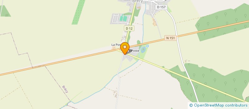 localisation de l'entreprise C.M.A.  BRECY