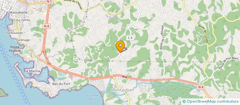 localisation de l'entreprise C M A BAT  LE GOSIER