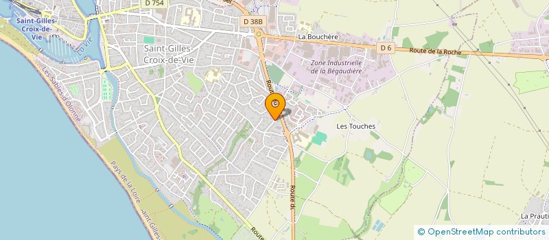 localisation de l'entreprise C.M.A. CONSULTANTS à SAINT-GILLES-CROIX-DE-VIE