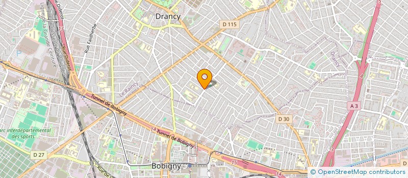 localisation de l'entreprise C.M.A. TAXIS à DRANCY
