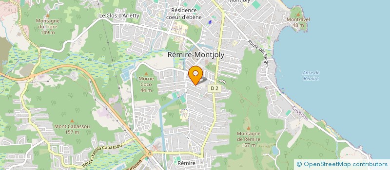 localisation de l'entreprise C.M. AERO. CONSULTING  CAYENNE